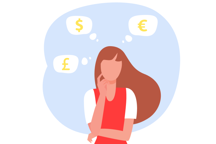 Thinking in two currencies.