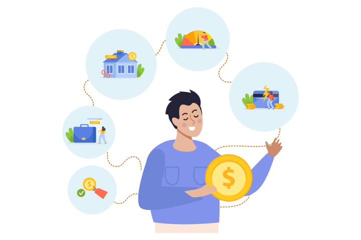 Multiple sources of income.