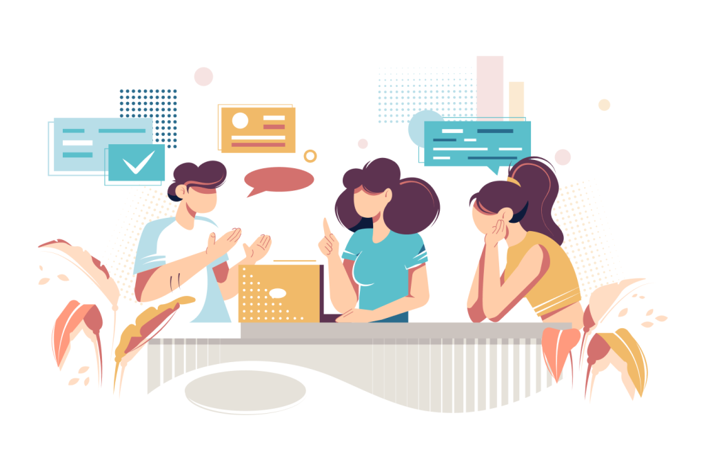Build relationships at work or school.